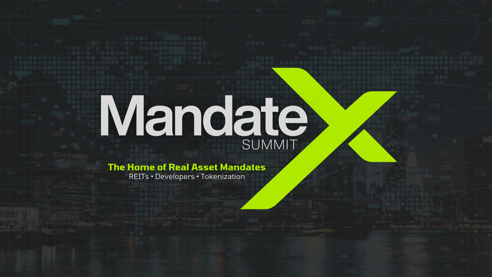 MandateX Summit - The Home of Real Asset Mandates